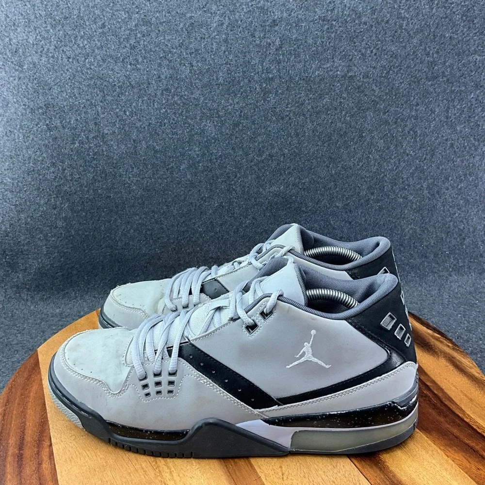 Jordan Flight 23 Wolf Grey Pure Platinum Black Mens 11.5 Athletic Sneaker